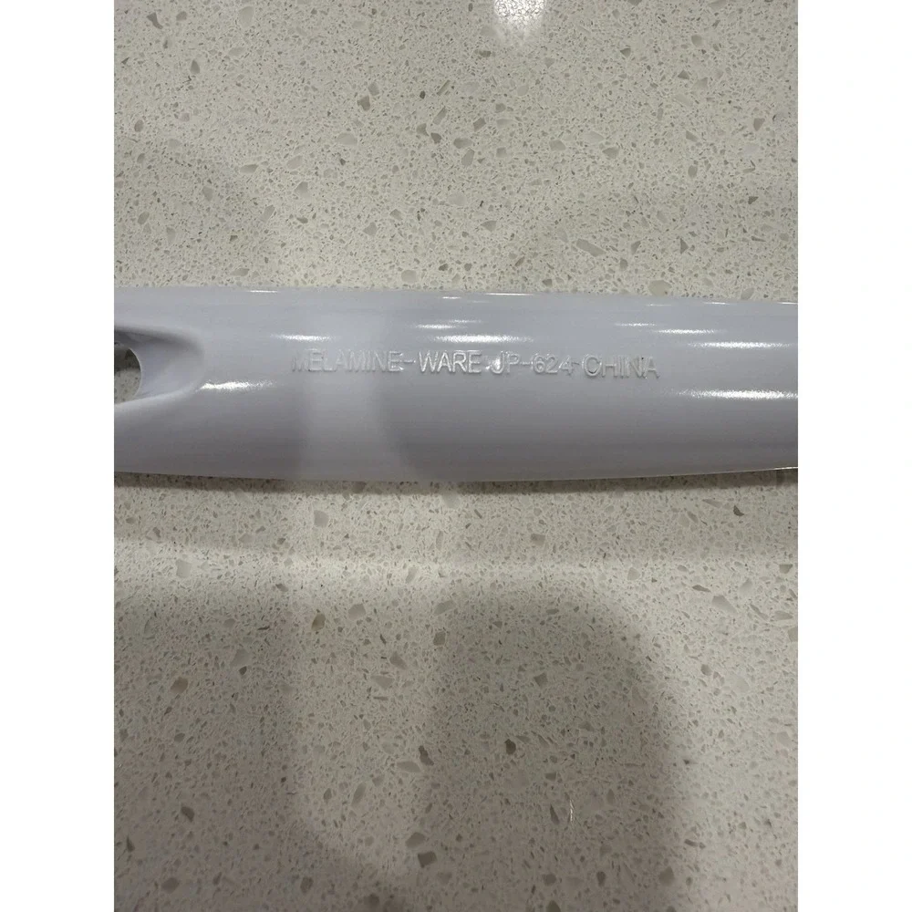 Good Cook Melamine Ware Vintage Wide 3‎ Slotted Spatula Turner JP-624 White 12